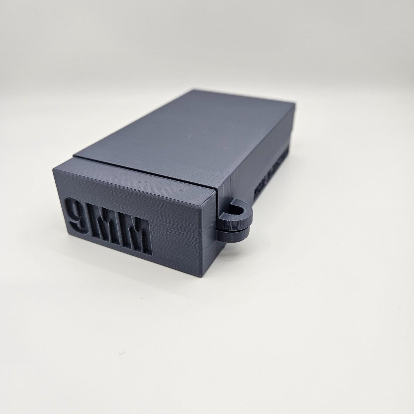 9mm Lockable Ammo Box Ammunition Dispenser Case Lock 50 Round Pistol Storage