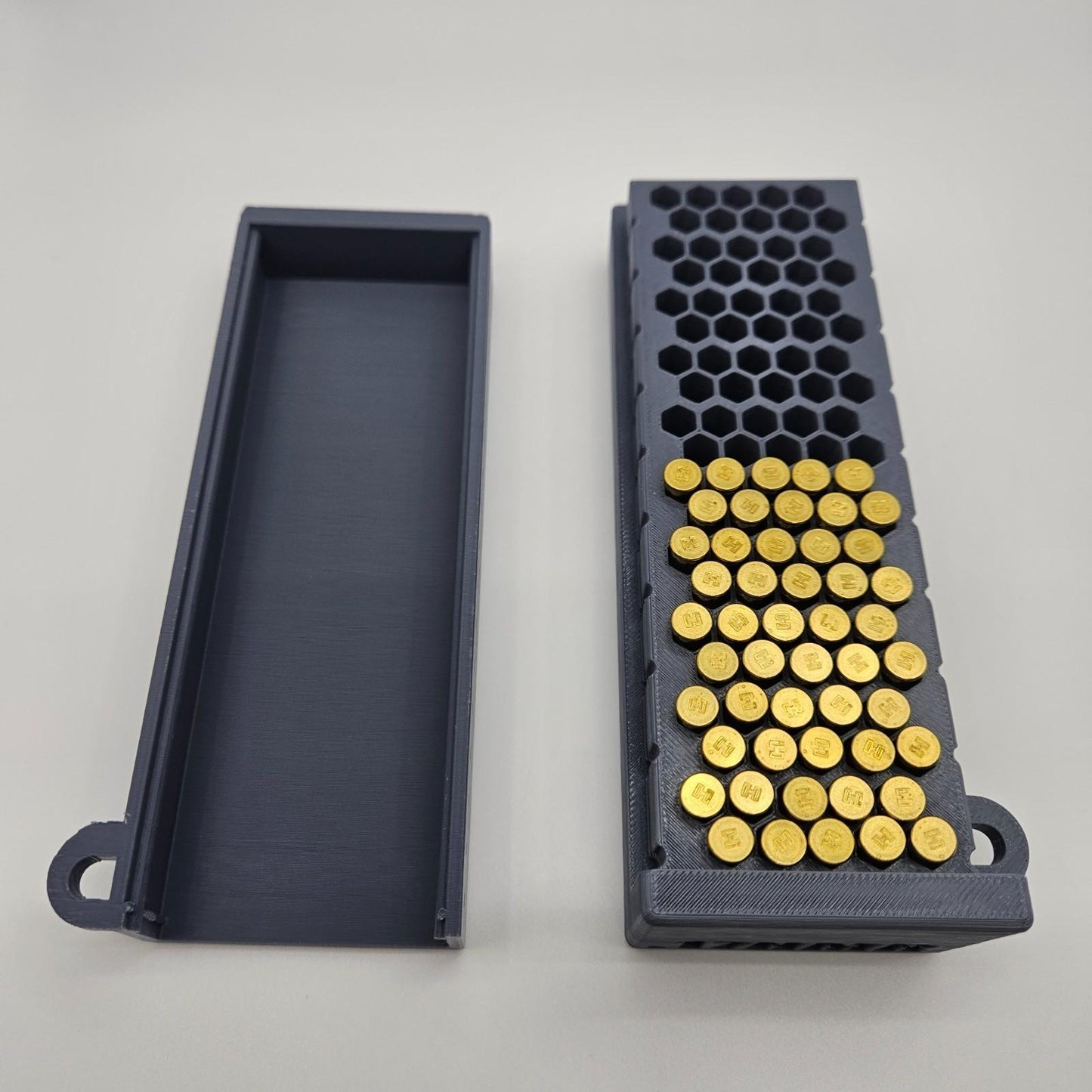 .17HMR Lockable Ammo Storage Box Ammunition Dispenser Lock Case 100 Round