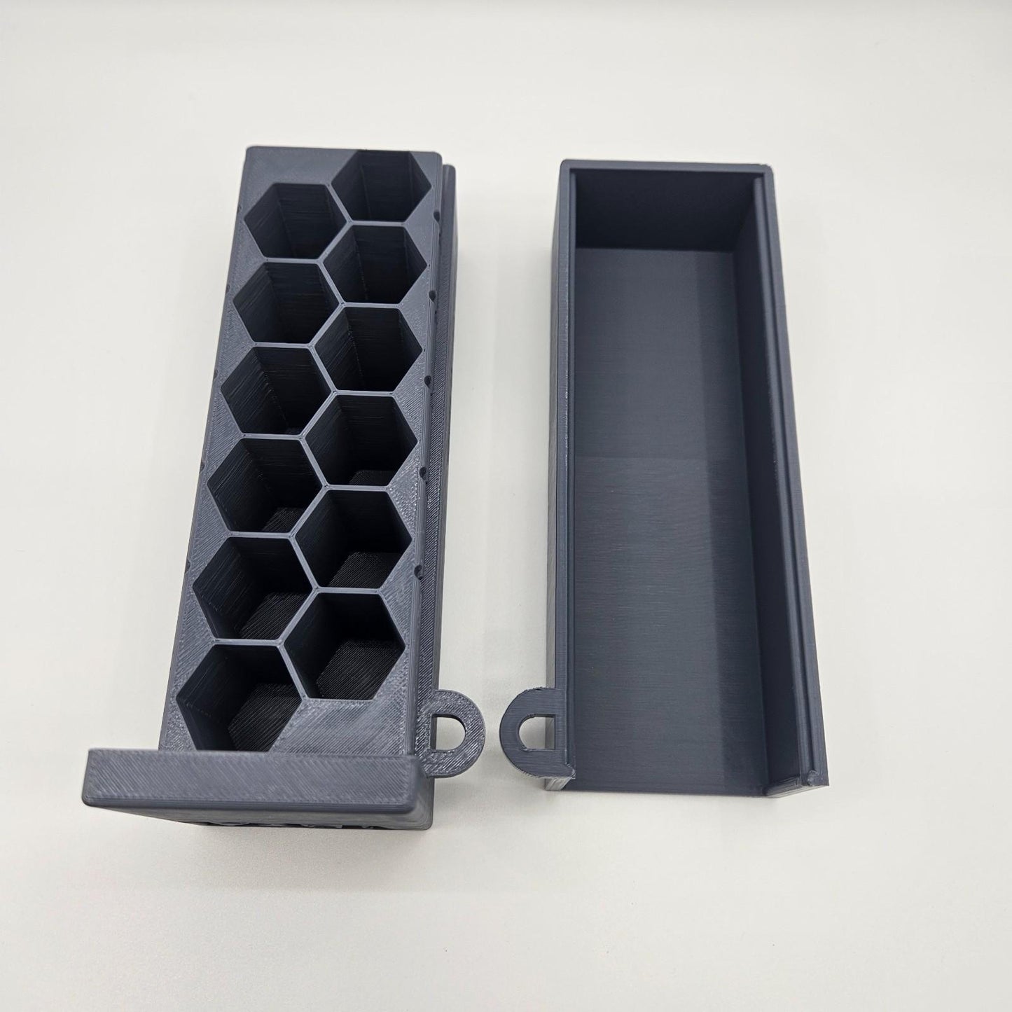 12GA Gauge Lockable Ammo Box Ammunition Dispenser Lock Case 12 Round Shotgun