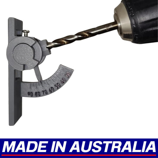 Adjustable Drill Angle Jig Guide Wall Mount Bit Holder Tool Precision Hole