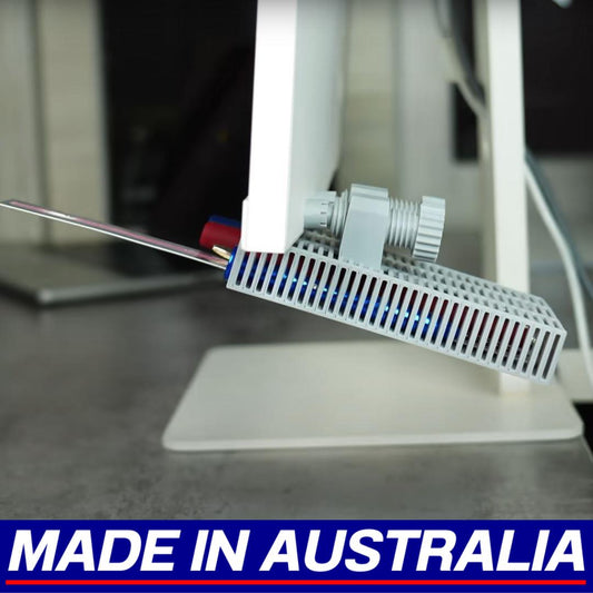 Under Monitor Pen Tool Holder Pencil Card Desk Organiser Office Computer Screen