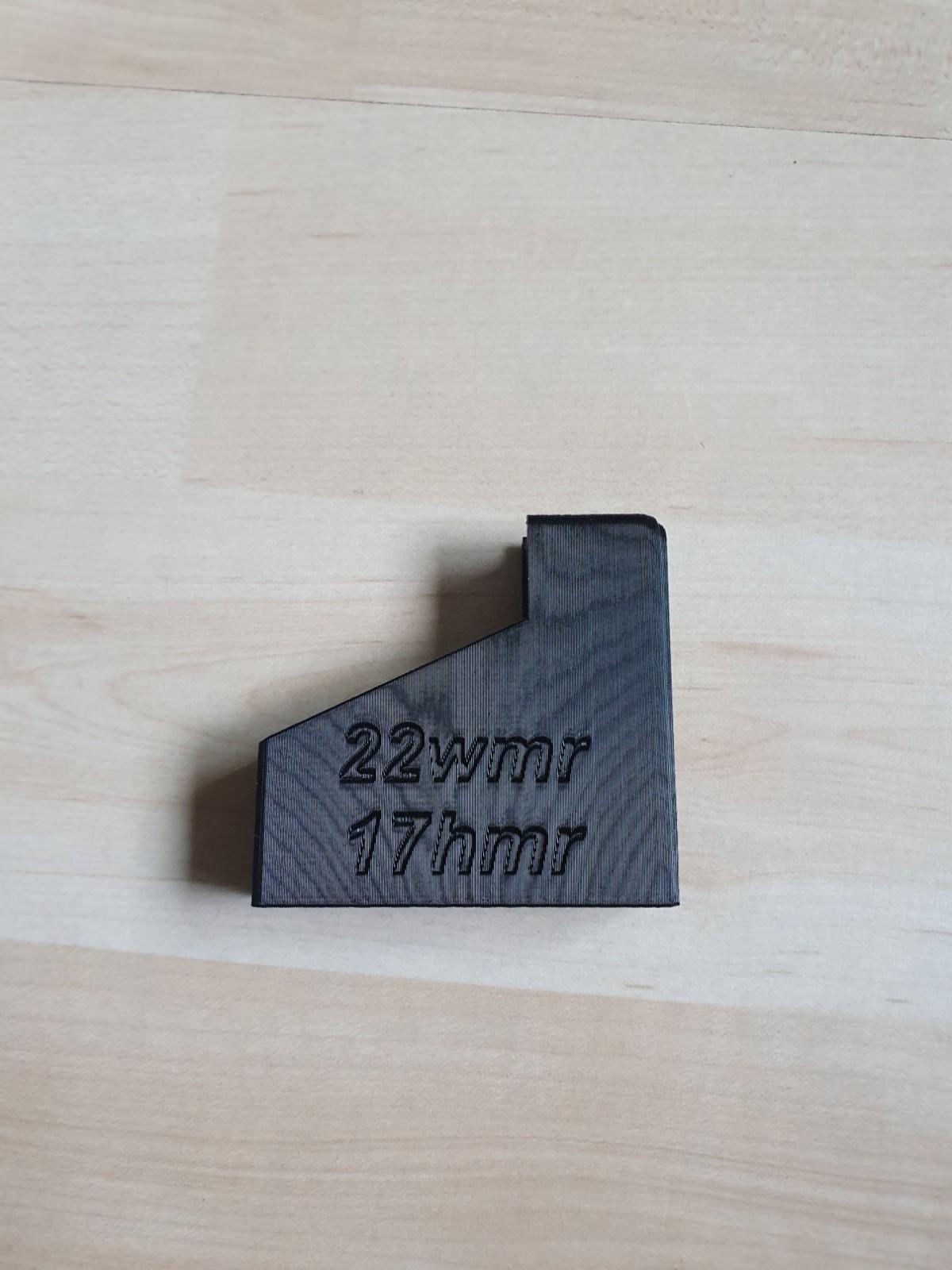 .17HMR 22 Magnum CZ Magazine Speed Loader Universal Thumb Saver Fits All 45X 515