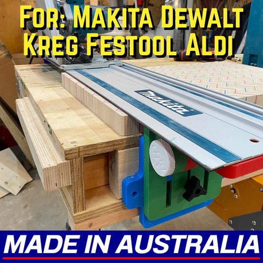 Track Saw Hinge Guide Rail Clamp Bracket Mount Stand Folding Table Makita Dewalt