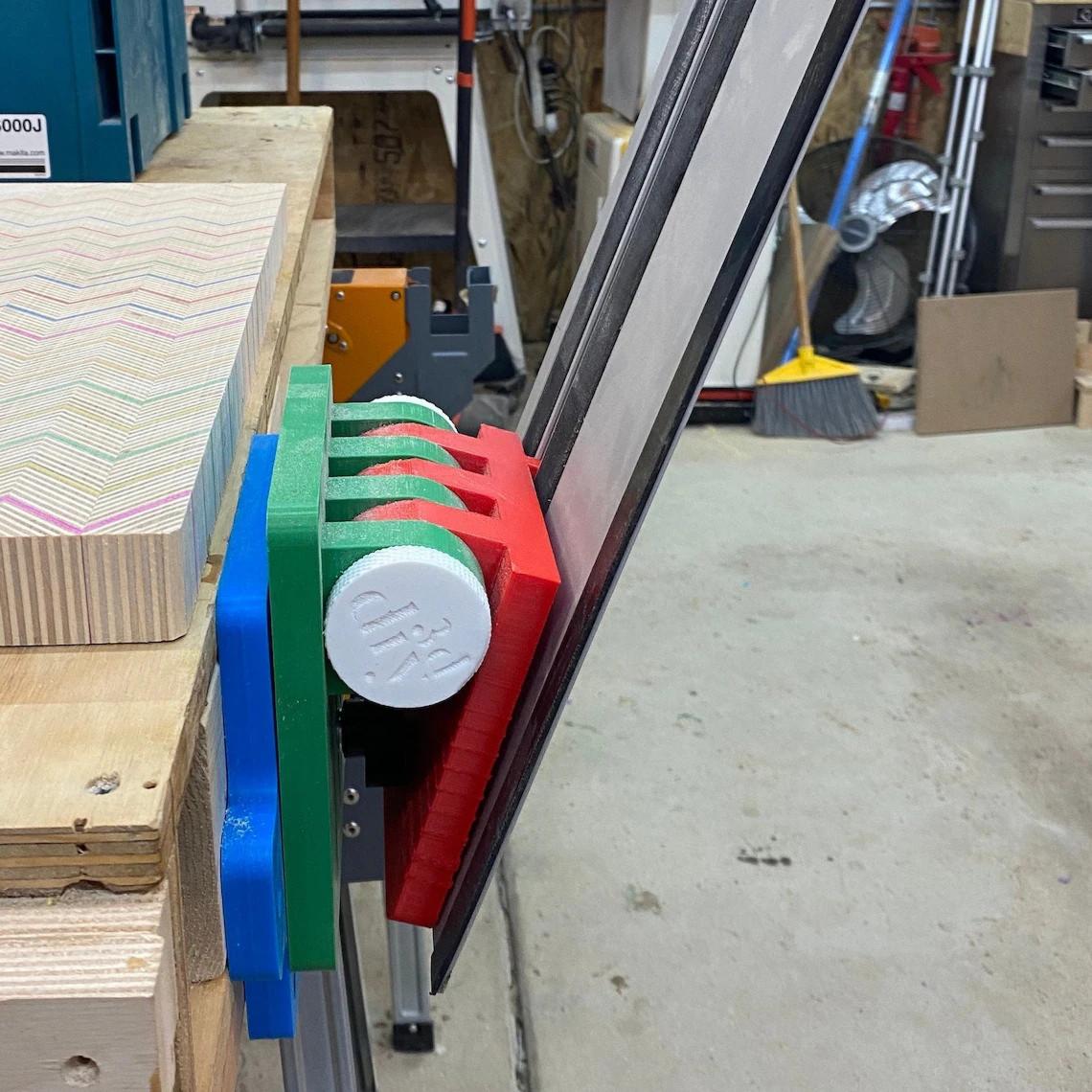 Track Saw Hinge Guide Rail Clamp Bracket Mount Stand Folding Table Makita Dewalt