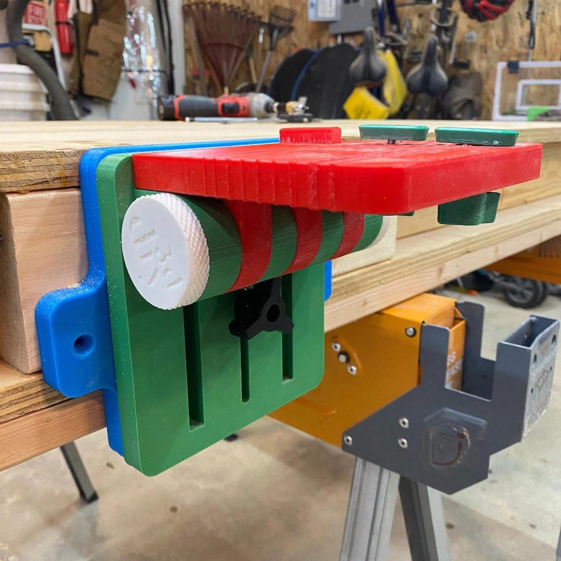 Track Saw Hinge Guide Rail Clamp Bracket Mount Stand Folding Table Makita Dewalt