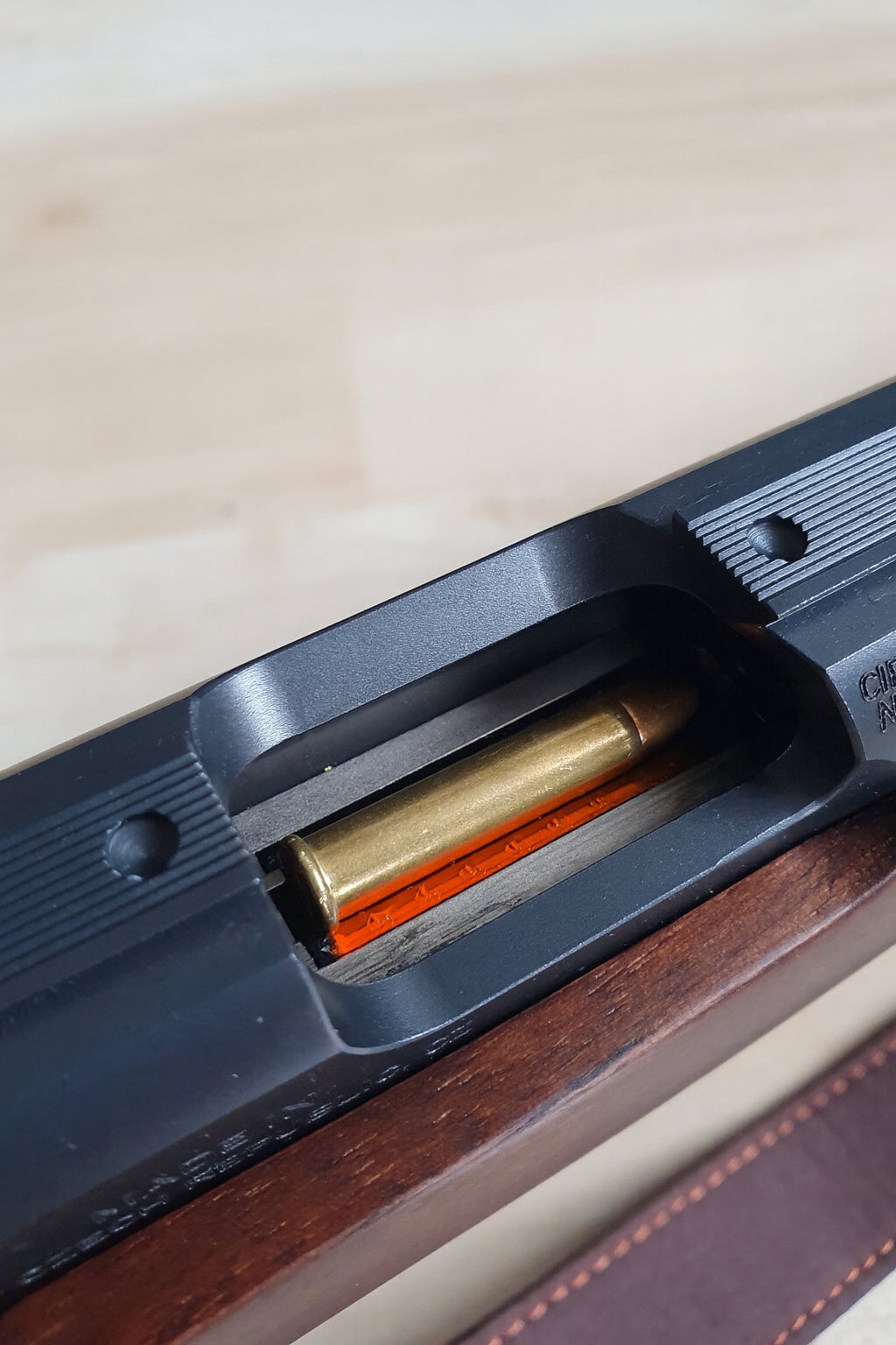 .17HMR 22 Magnum CZ Single Round Loading Training Magazine One Shot Sled 45X 515