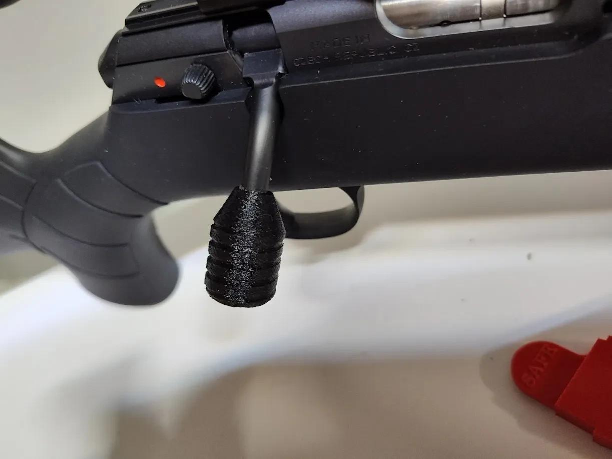 Oversized Rifle Bolt Action Knob Handle - Fits all 6mm M6 Thread CZ 45X + Others