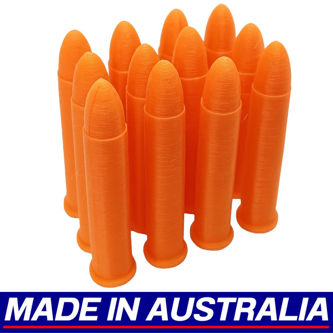 .22 WMR Snap Caps Winchester Magnum Dummy Rounds 12x Pcs Training Ammo Rimfire