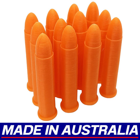 .22 WMR Snap Caps Winchester Magnum Dummy Rounds 12x Pcs Training Ammo Rimfire