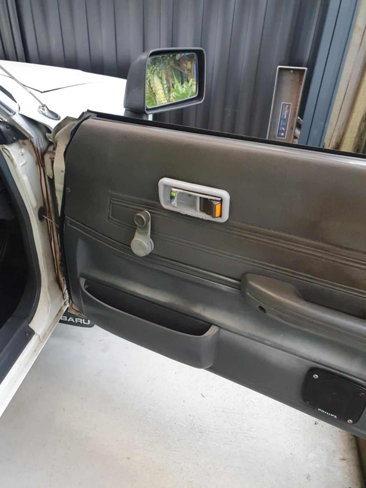 Subaru Brumby Brat Ute - Door Handle Housing, Tray End Cap Trim, Cup Holder