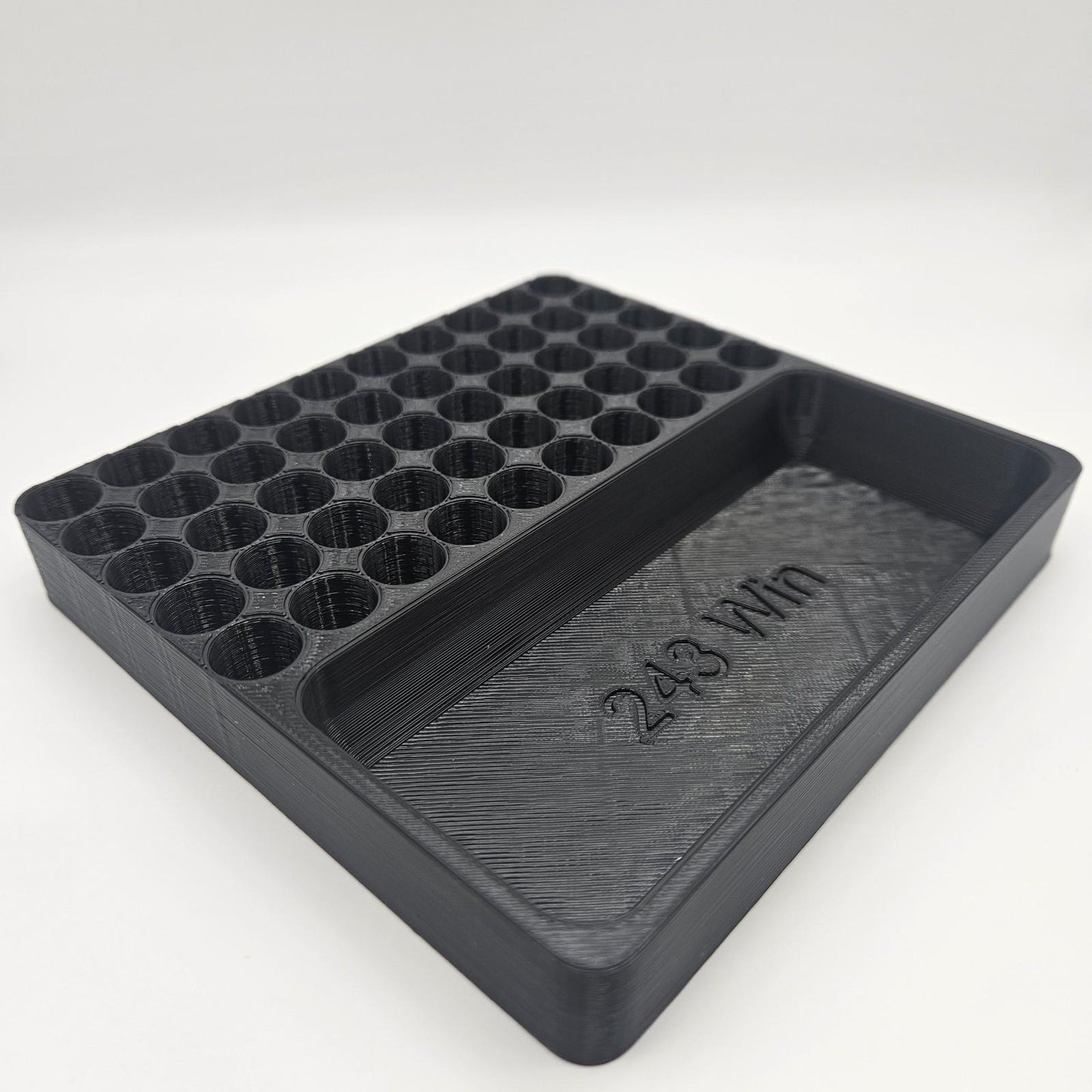 .243 Winchester Reloading Block Ammo Stand Ammunition Loading Tray - 50 Round