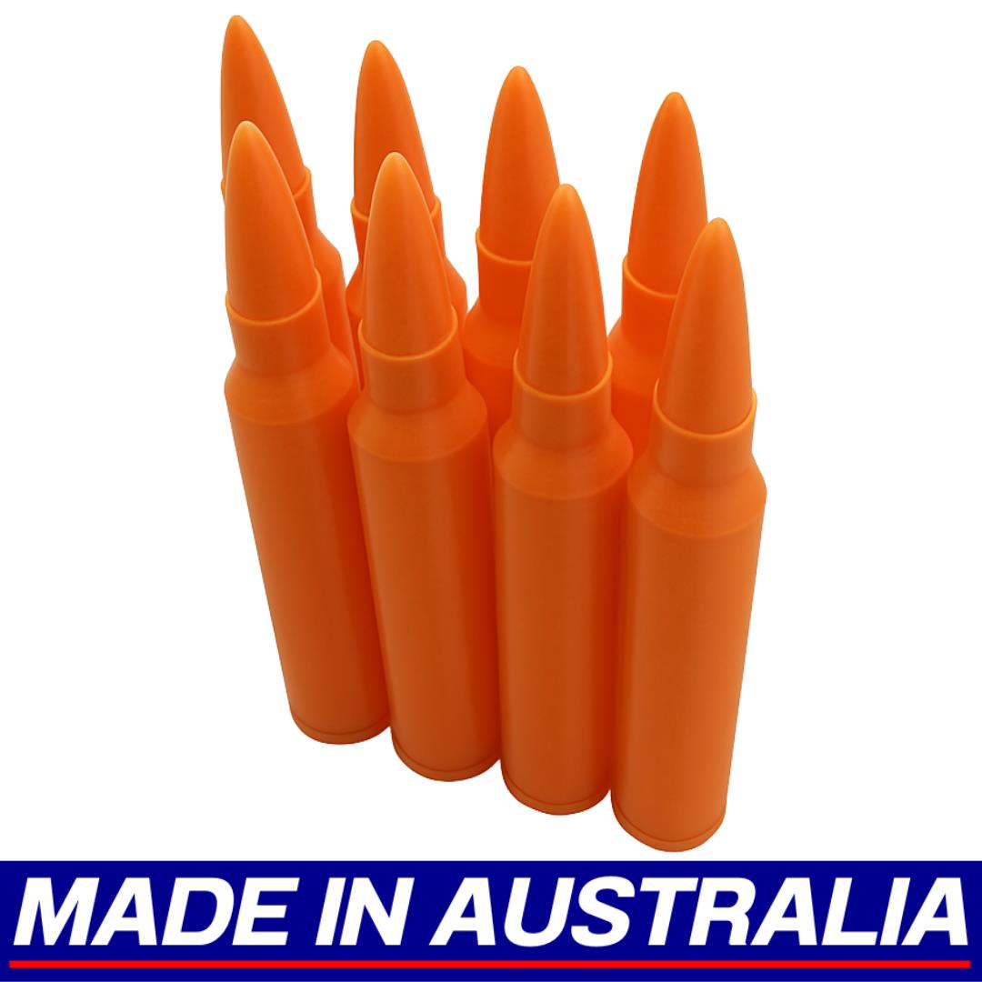.300 Win Mag - Dummy Rounds 8x Pcs Pack Plastic Training Ammo Centrefire Bullets