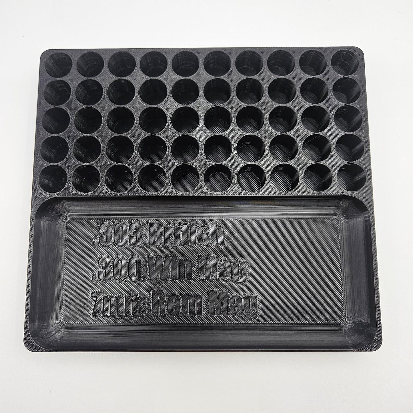 .303 .300 Win Mag 7mm Rem Reloading Block Ammo Stand Ammunition Loading Tray 50