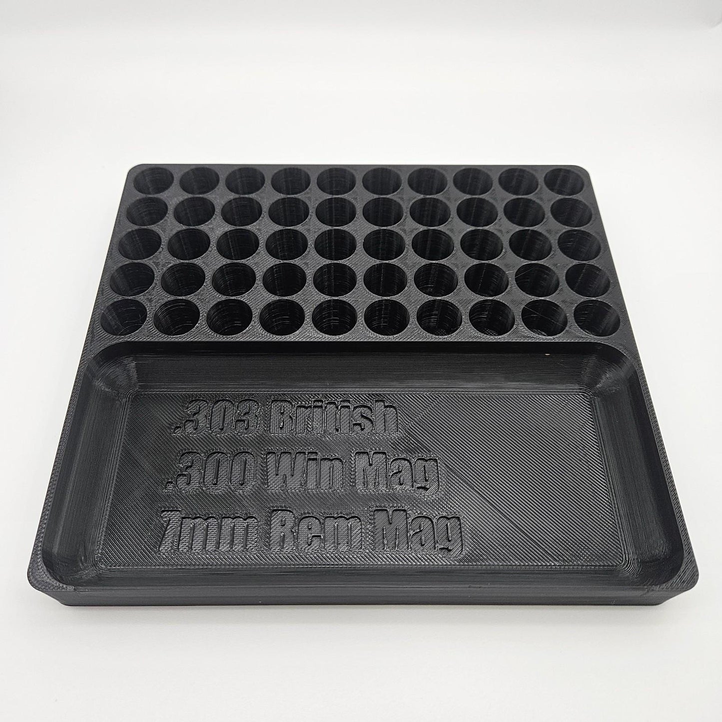.303 .300 Win Mag 7mm Rem Reloading Block Ammo Stand Ammunition Loading Tray 50