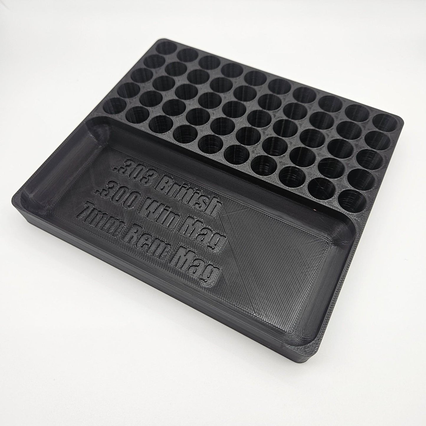 .303 .300 Win Mag 7mm Rem Reloading Block Ammo Stand Ammunition Loading Tray 50