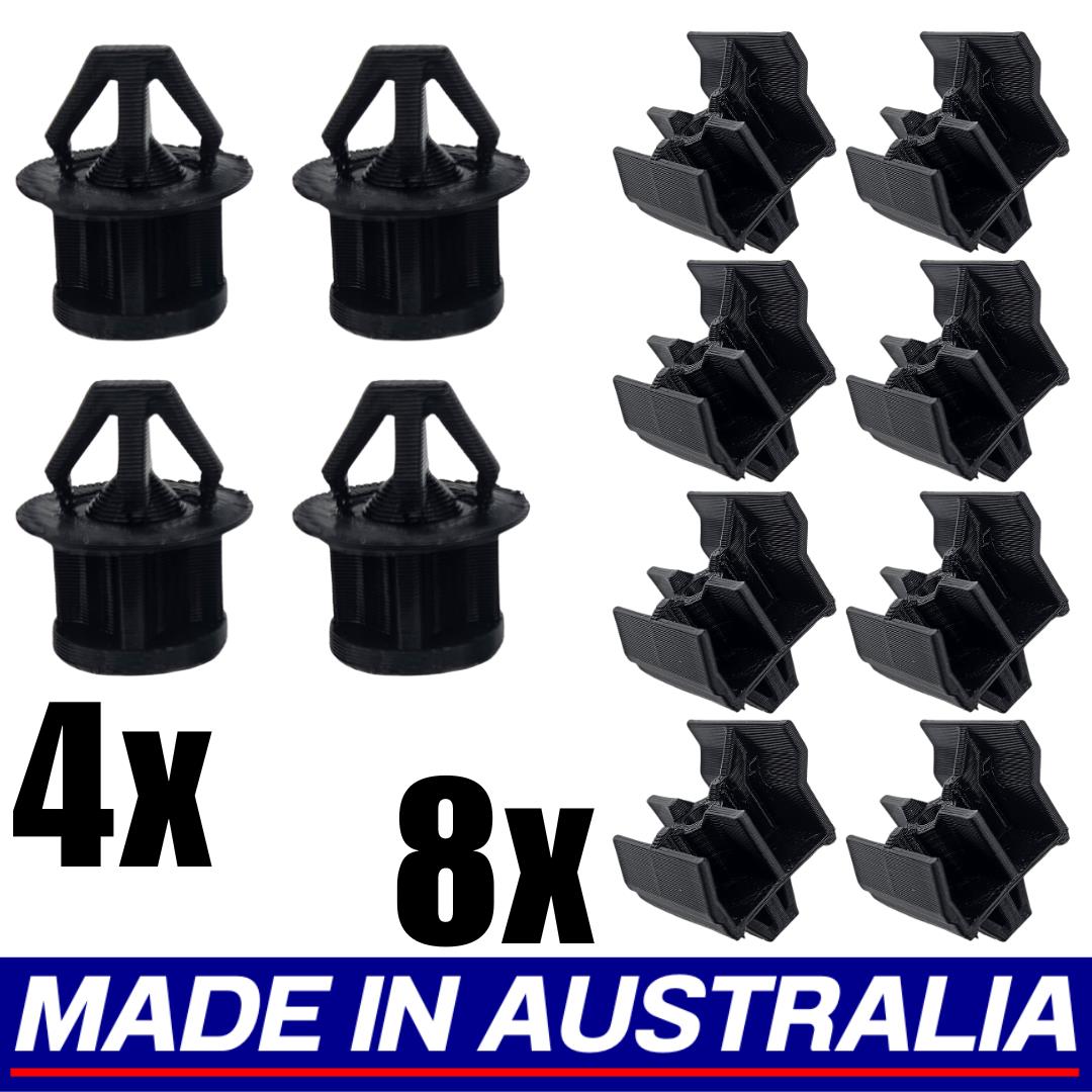 Subaru BRAT Brumby Ute Bed Trim Screw Grommet Chrome Tray Tailgate New Genuine