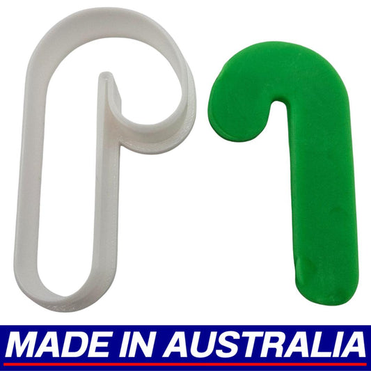 Candy Cane Lolly Christmas Cookie Cutter Biscuit Set Embosser Stamp Fondant