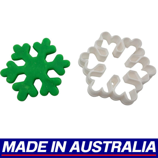 Snowflake Snow Christmas Cookie Cutter Biscuit Set Embosser Stamp Fondant Maker