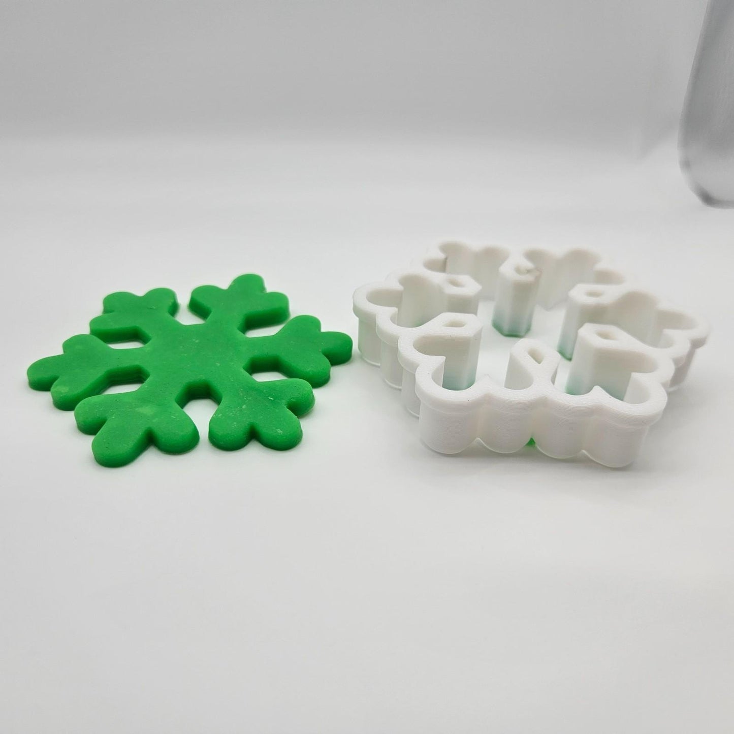 Snowflake Snow Christmas Cookie Cutter Biscuit Set Embosser Stamp Fondant Maker