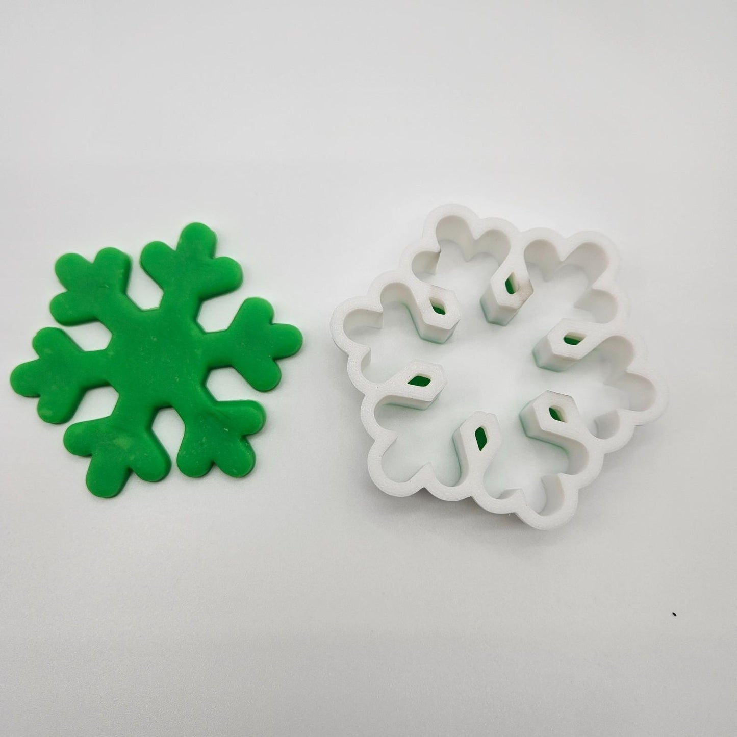 Snowflake Snow Christmas Cookie Cutter Biscuit Set Embosser Stamp Fondant Maker