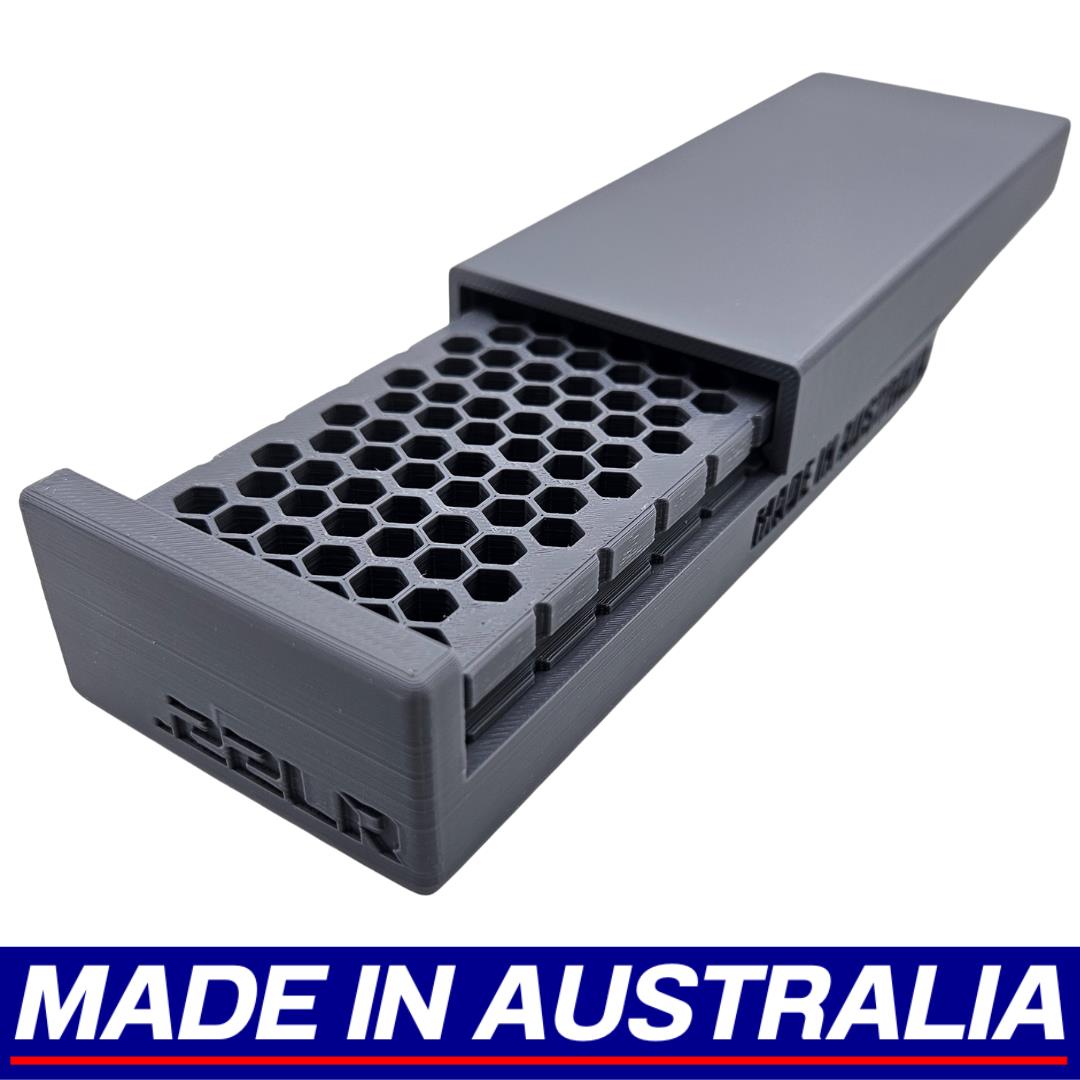 .22lr Ammo Storage Box Dispenser Case - 120 Round Ammunition Rifle Pistol 6 x 20