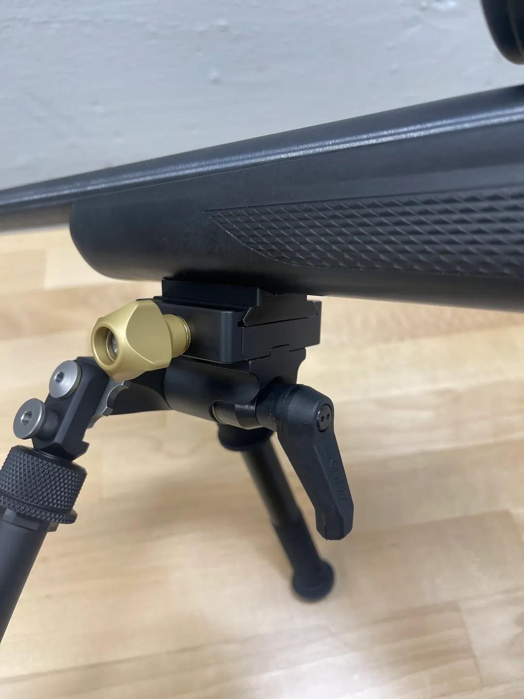 Rifle Swivel Stud to ARCA Rail Adaptor Bipod Precision Shooting Universal Fit