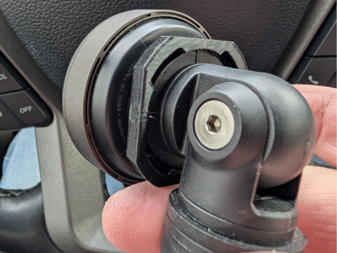 Beeline Moto II 2 to Quadlock Car Mount Adaptor Motorcycle Conversion Plate Nav