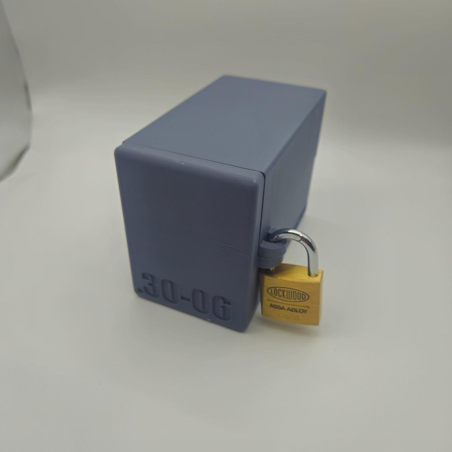 .30-06 Lockable Ammo Box Ammunition Dispenser Lock Case 40 Round Rifle Storage