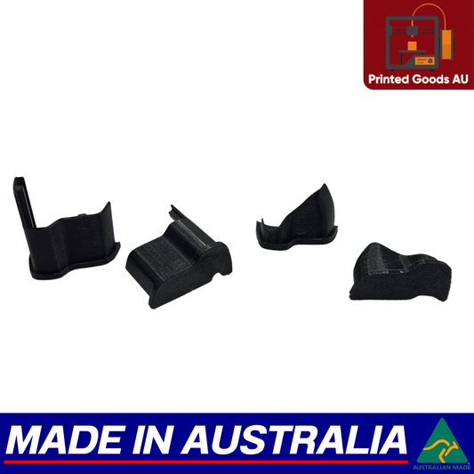 Genuine Subaru Brumby UTE Tray Trim End Caps for Tailgate Bed 1981-1994 BRAT