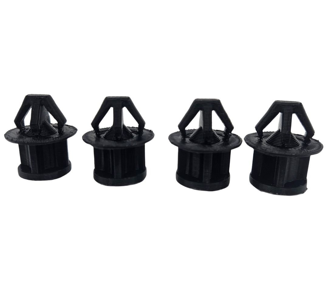 Subaru Brumby Bed Trim Corner Clip Pin 4x Pcs BRAT Ute Tray Chrome