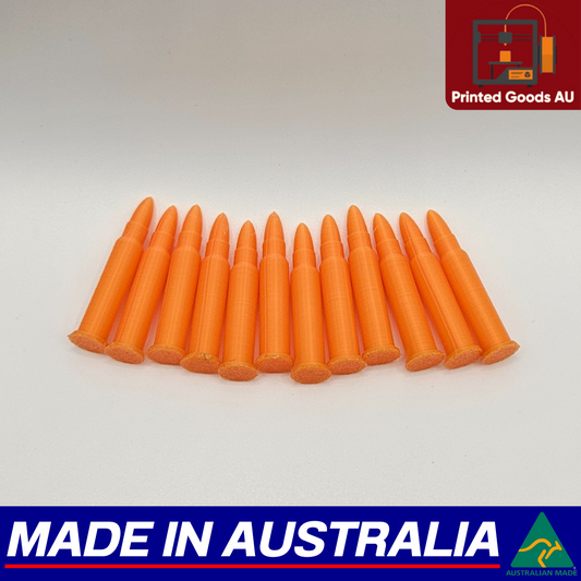 .17HMR Snap Caps - Dummy Rounds 12x Pack Plastic Training Ammo Rimfire Bullets