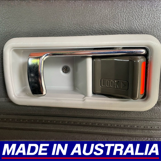2x Set Subaru Brumby Ute Door Handle Frame Trim Housing BRAT 1981-1994