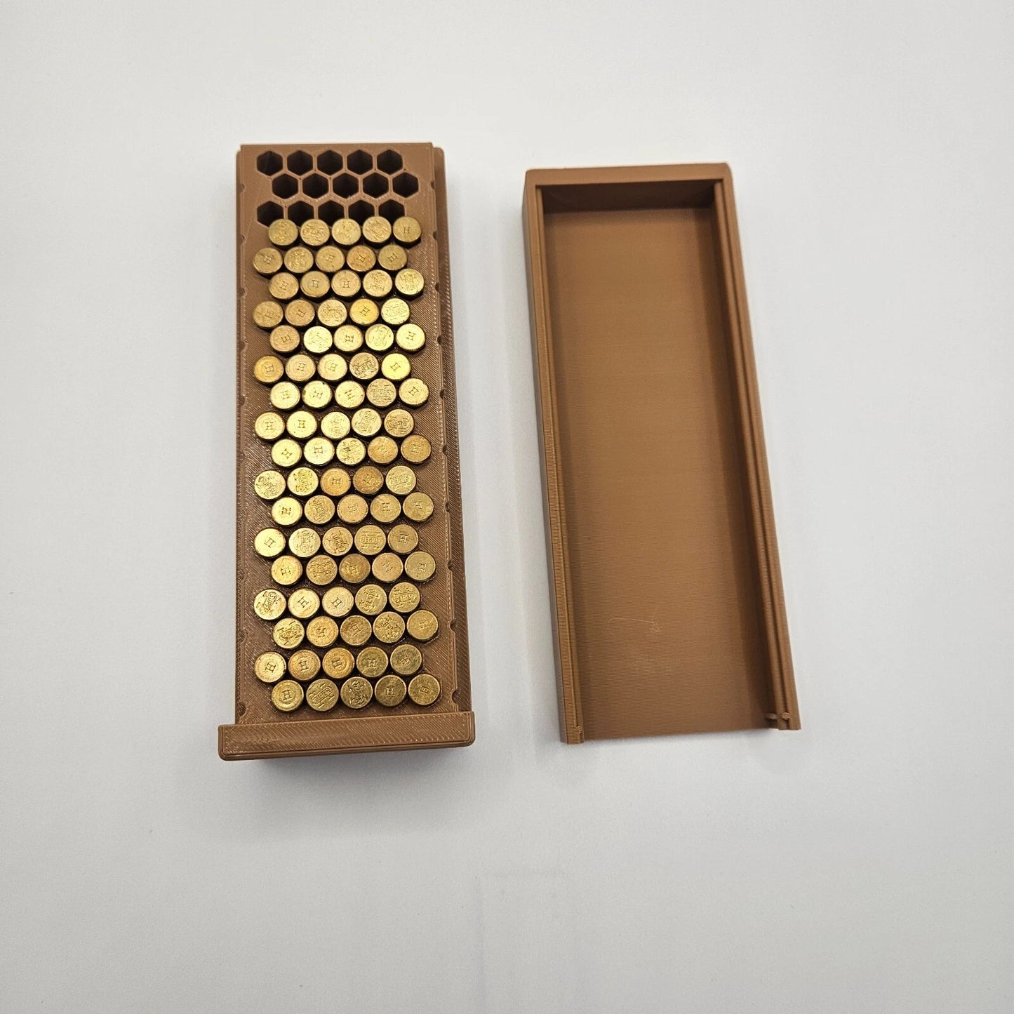 .22lr Ammo Storage Box Dispenser Case - 100 Round Ammunition Rifle Pistol Range