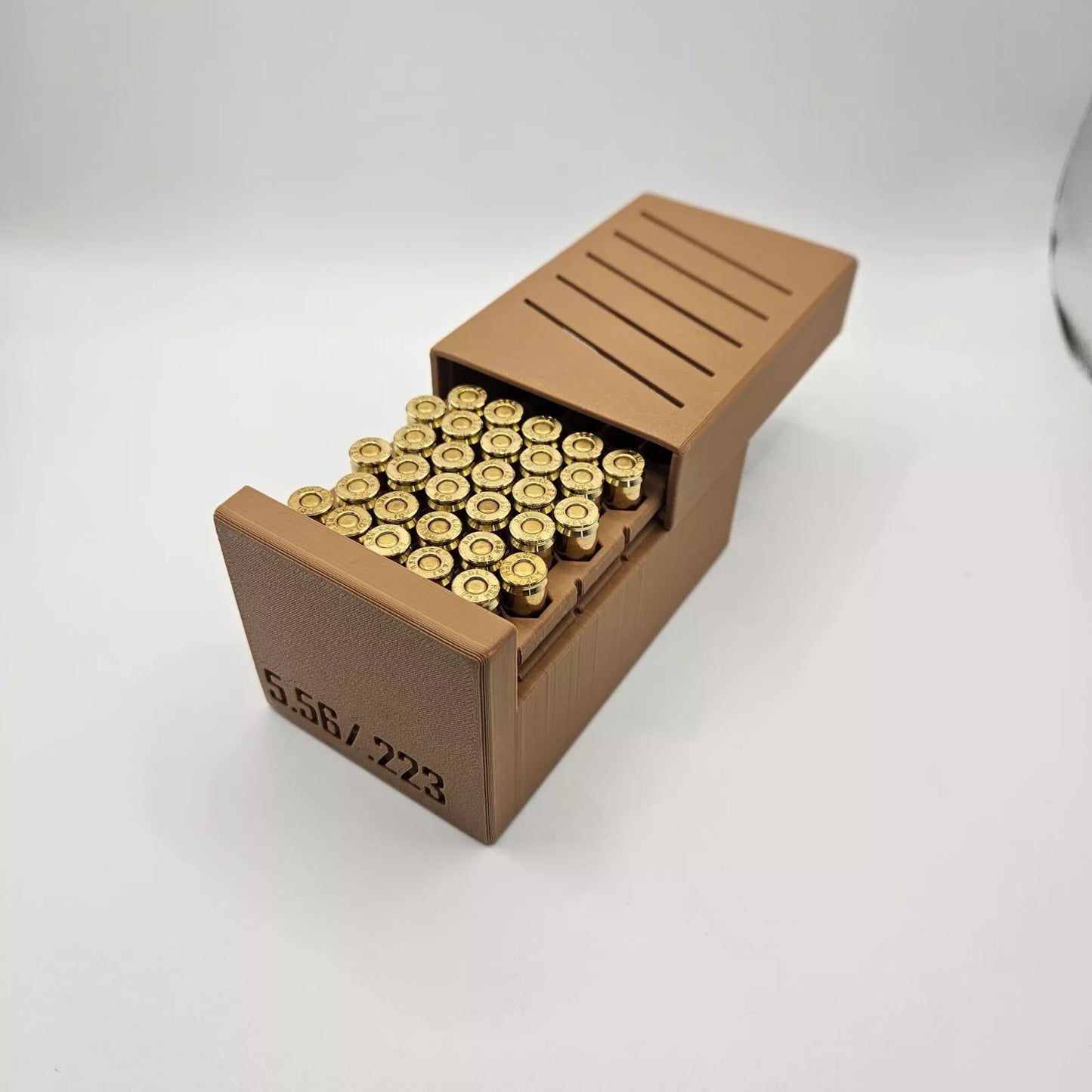 .308 Ammo Box Dispenser Case - 40 Round Rifle Ammunition Storage Loader Range