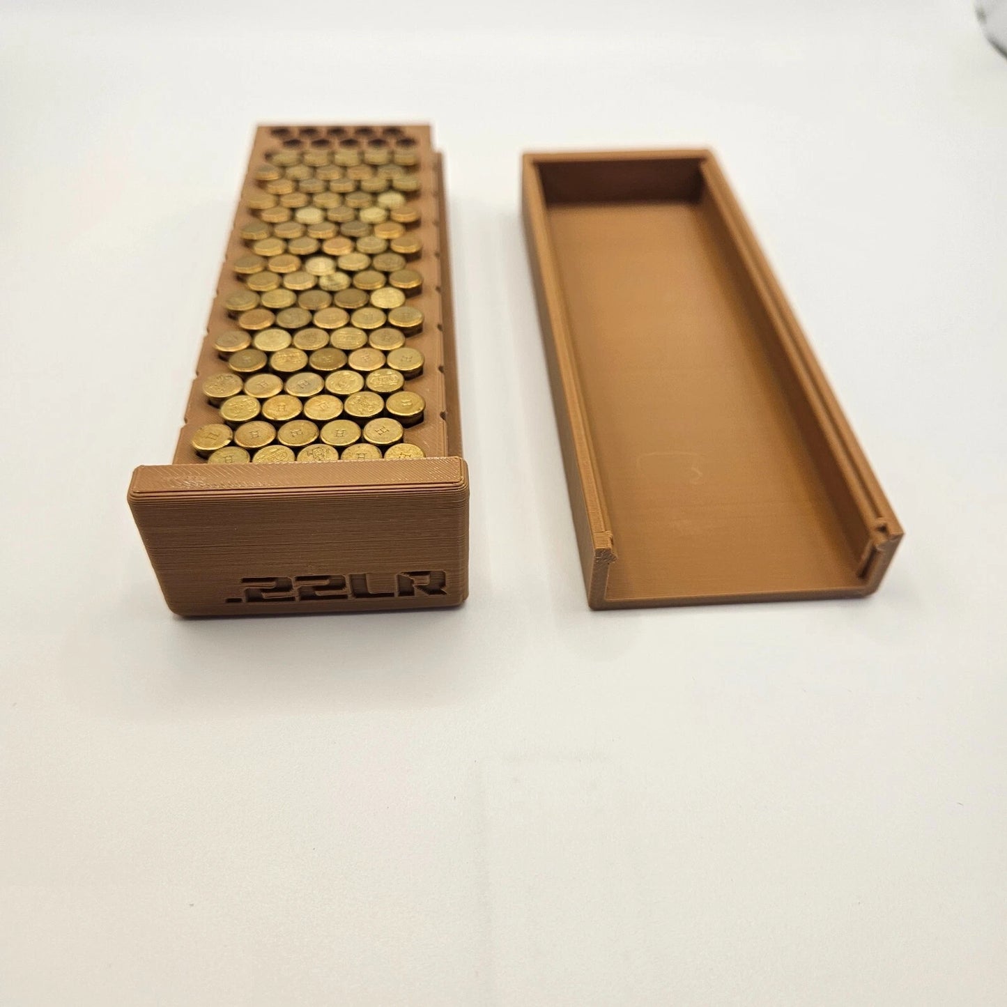 .22lr Ammo Storage Box Dispenser Case - 100 Round Ammunition Rifle Pistol Range