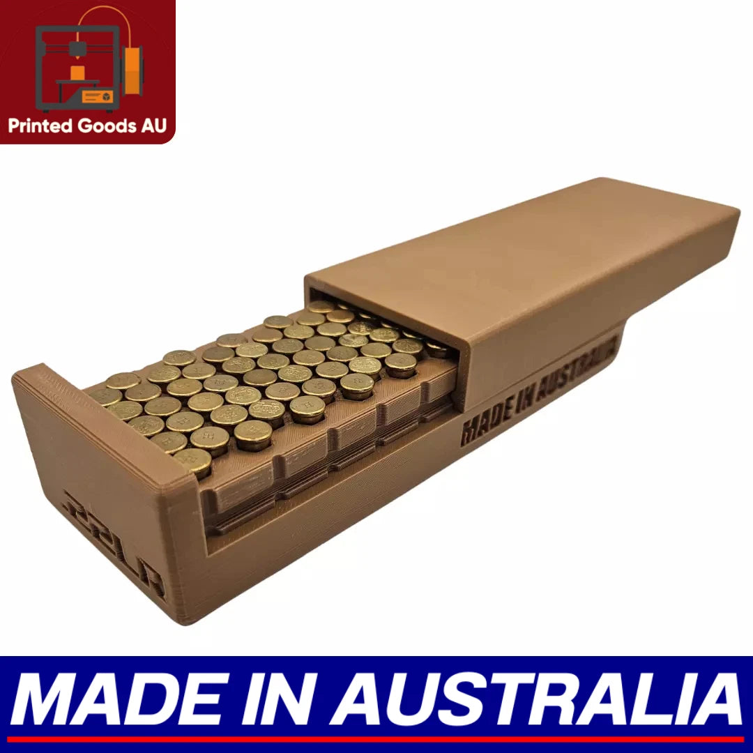 .22lr Ammo Storage Box Dispenser Case - 100 Round Ammunition Rifle Pistol Range